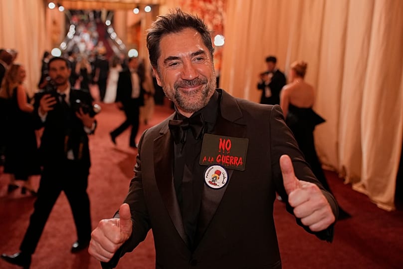 Javier Bardem at the 2026 Oscars