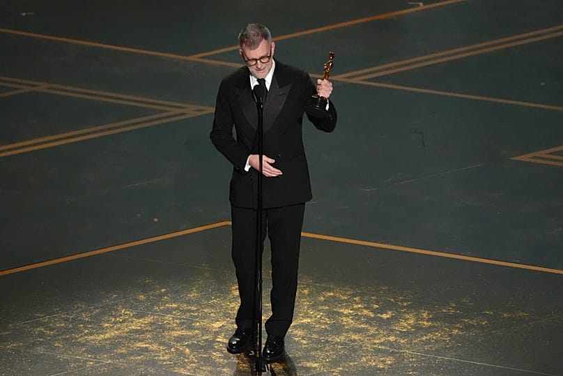 Paul Thomas Anderson at the 2026 Oscars 