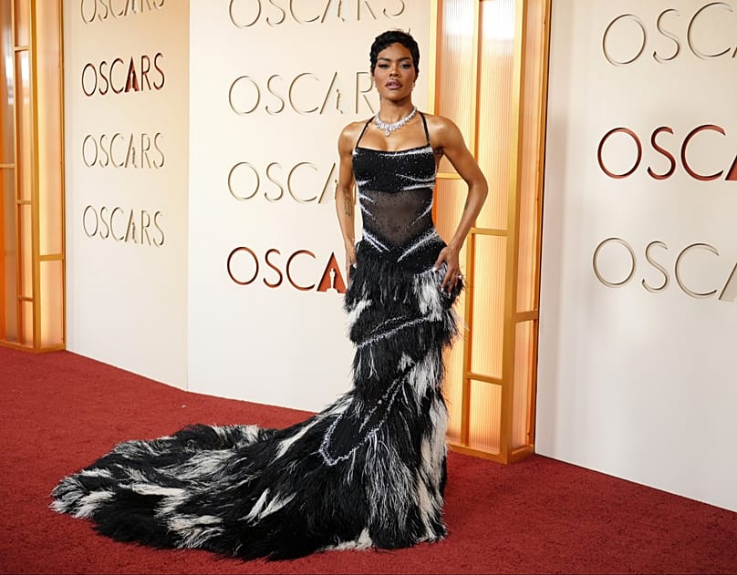 Teyana Taylor llega a los Oscar el domingo 15 de marzo de 2026, en el Dolby Theatre de Los Ángeles.