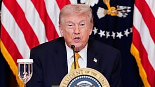 US President Donald Trump speaks in the East Room of the White House, 16 March, 2026