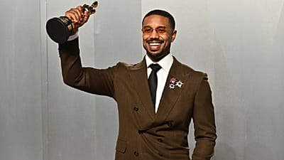 Michael B. Jordan wins best actor Oscar for dual role in “Sinners”