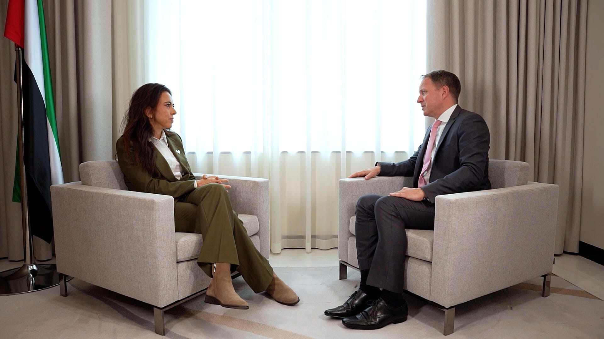 Lana Nusseibeh, Euronews röportajında.