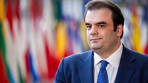 Ministro da Economia Nacional e das Finanças da Grécia, Kyriakos Pierrakakis - foto de arquivo