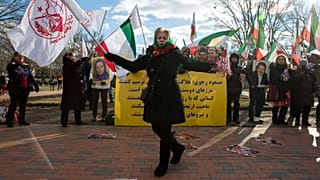 تجمع اعتراضی حامیان سازمان مجاهدین خلق در واشنگتن؛ ۲۰۲۰