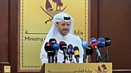 Qatar’s foreign ministry spokesperson Dr Majed Al Ansari answers questions during a press conference in Doha.