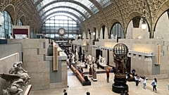 Paris'teki Musée d'Orsay'ın iç mekanı