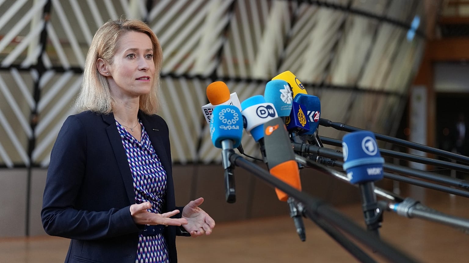 مسؤولة السياسة الخارجية في الاتحاد الأوروبي كايا كالاس