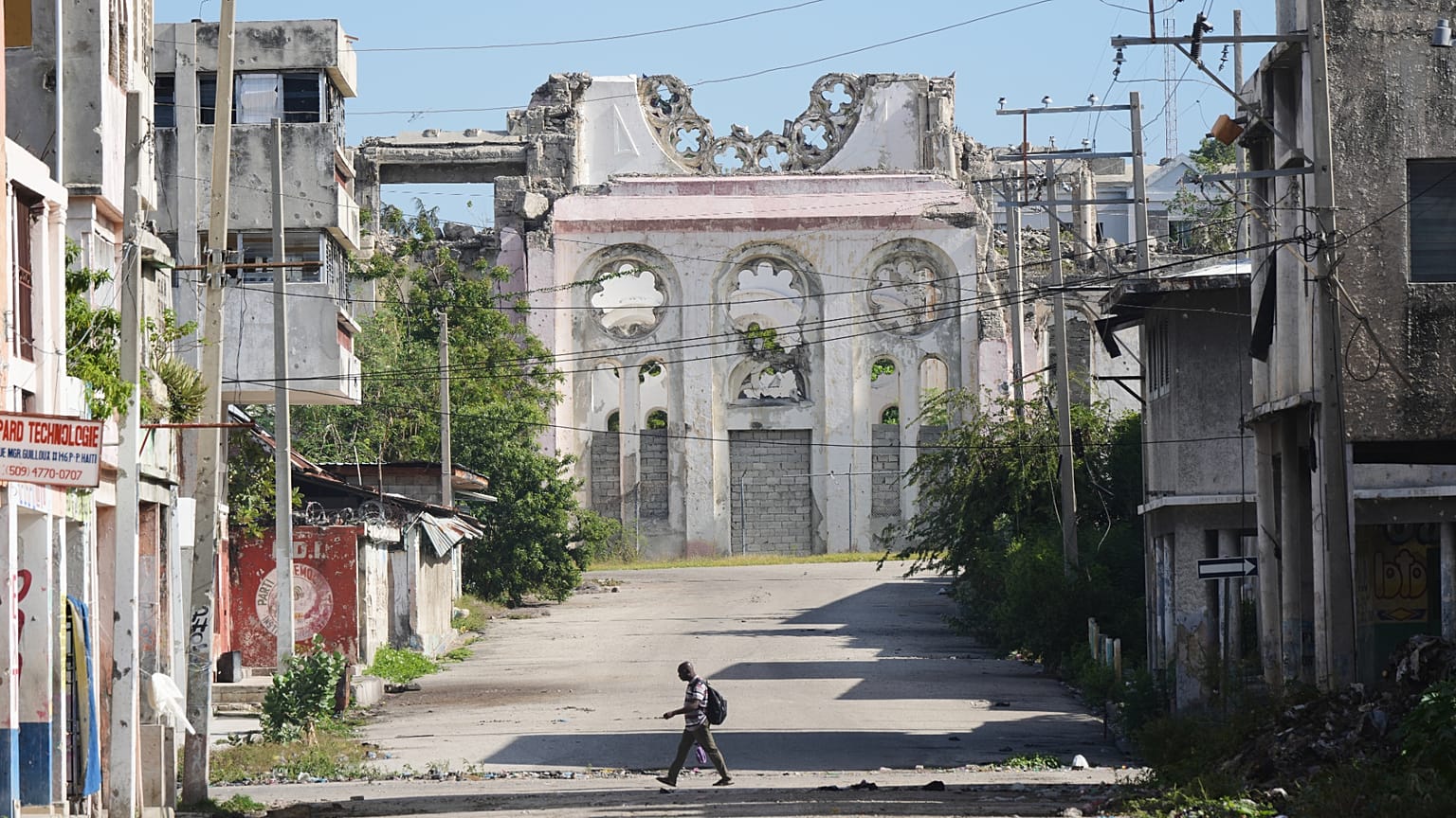 Haiti Port-au-Prince'te bir katedral