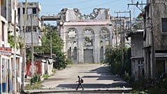 Haiti Port-au-Prince'te bir katedral