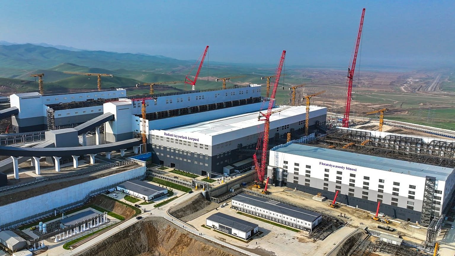 New copper concentration plant in Almalyk