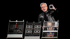 Nvidia CEO Jensen Huang speaks during an Nvidia conference focusing on artificial intelligence in San Jose, Calif.,US. 16 March 2026