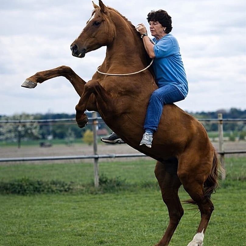 Verena Sholian and Karabakh horse
