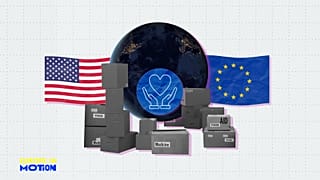 Humanitarian funding has been declining since 2023, showing how vulnerable it is to the political whims of the day. 