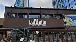 Captura de pantalla de un restaurante desde la vista de Google Maps