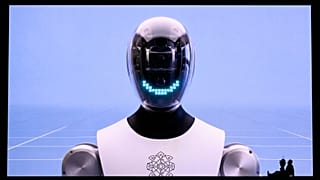 Illusztráció: a Disney robotja, Olaf egy kaliforniai bemutatón