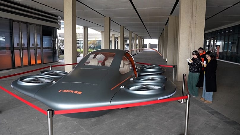 La aeronave eVTOL con forma de ovni. 