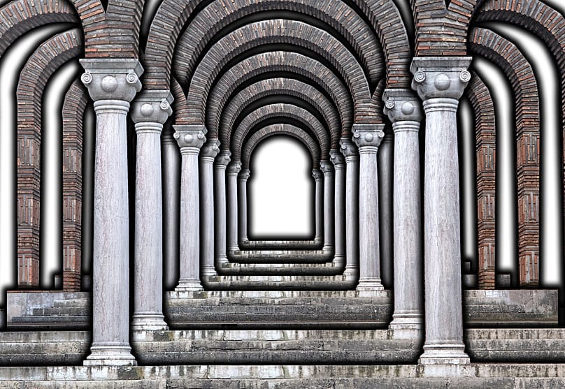 Study for an Escape Room (GRECIA), Andreas Angelidakis 2025