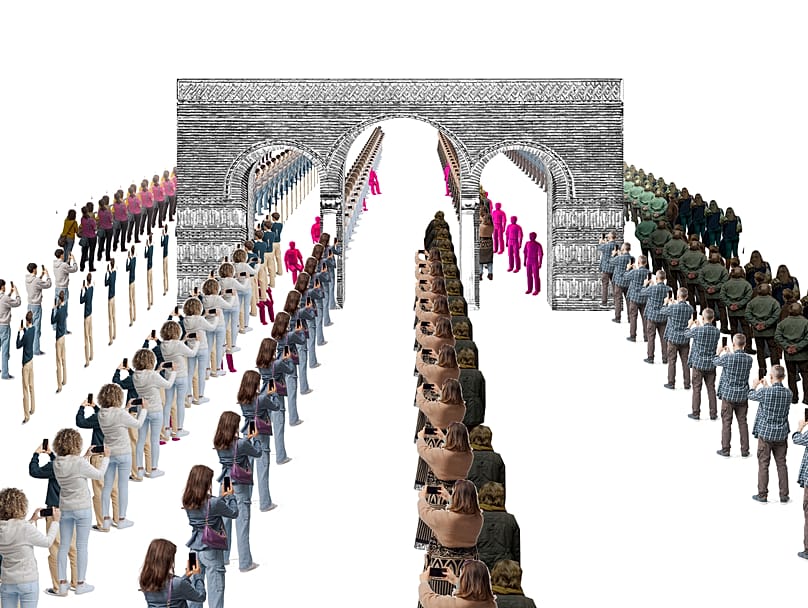 Study for an Escape Room (GRECIA), Andreas Angelidakis 2025