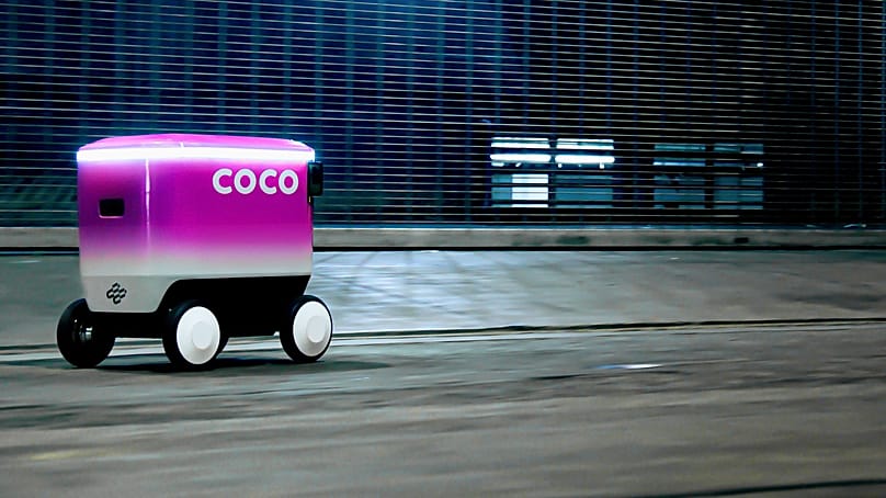Робот для доставки еды, разработанный Coco Robotics