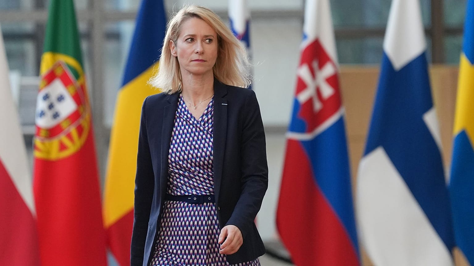 کایا کالاس، مسئول سیاست خارجی اتحادیه اروپا، برای شرکت در نشست وزرای امور خارجه اتحادیه اروپا در ساختمان شورای اروپا در بروکسل، دوشنبه، ۱۶ مارس ۲۰۲۶، وارد می‌شود.