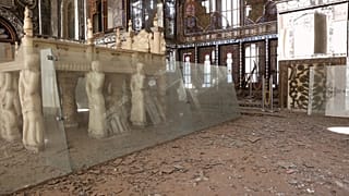 Damage caused by U.S. and Israeli strikes on Iran is seen at the Golestan Palace in Tehran, Iran, March 3, 2026. 