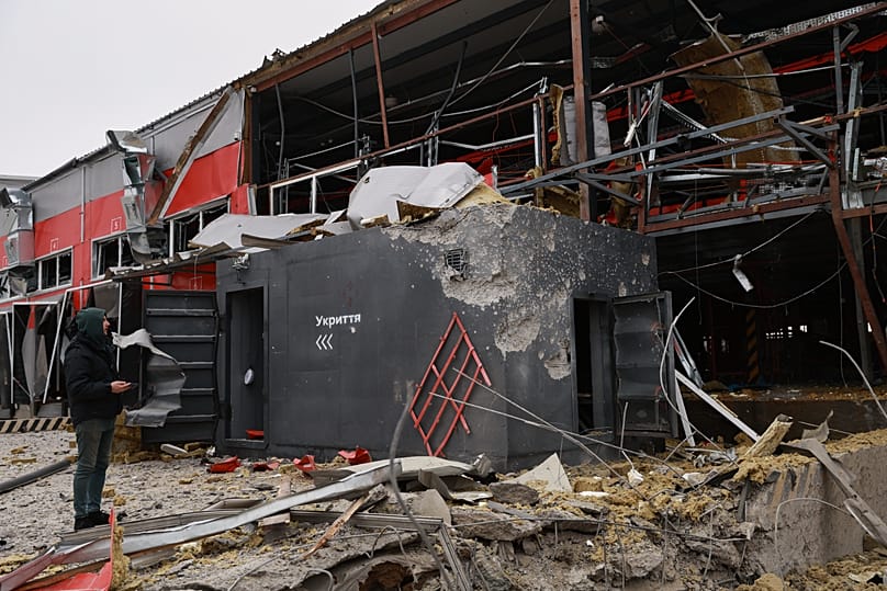 A post office storehouse ruined by Russia's missile in Zaporizhzhia, 17 March, 2026