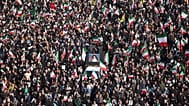 People gather in a rally to support Ayatollah Mojtaba Khamenei in Tehran, 9 March, 2026