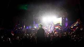 Orbán Viktor magyar miniszterelnök Egerben, 2026.03.17-én