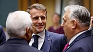 Emmanuel Macron and Viktor Orban.