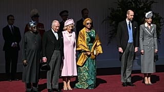 Prince and Princess of Wales meet Nigerian President at Windsor