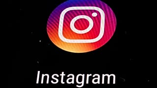 FILE - In this Thursday, Nov. 29, 2018, file photo, the Instagram app logo is displayed on a mobile screen in Los Angeles. 
