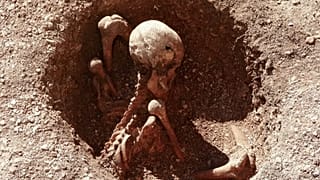 Cinq nouvelles tombes de Gaulois enterrés assis découvertes à Dijon