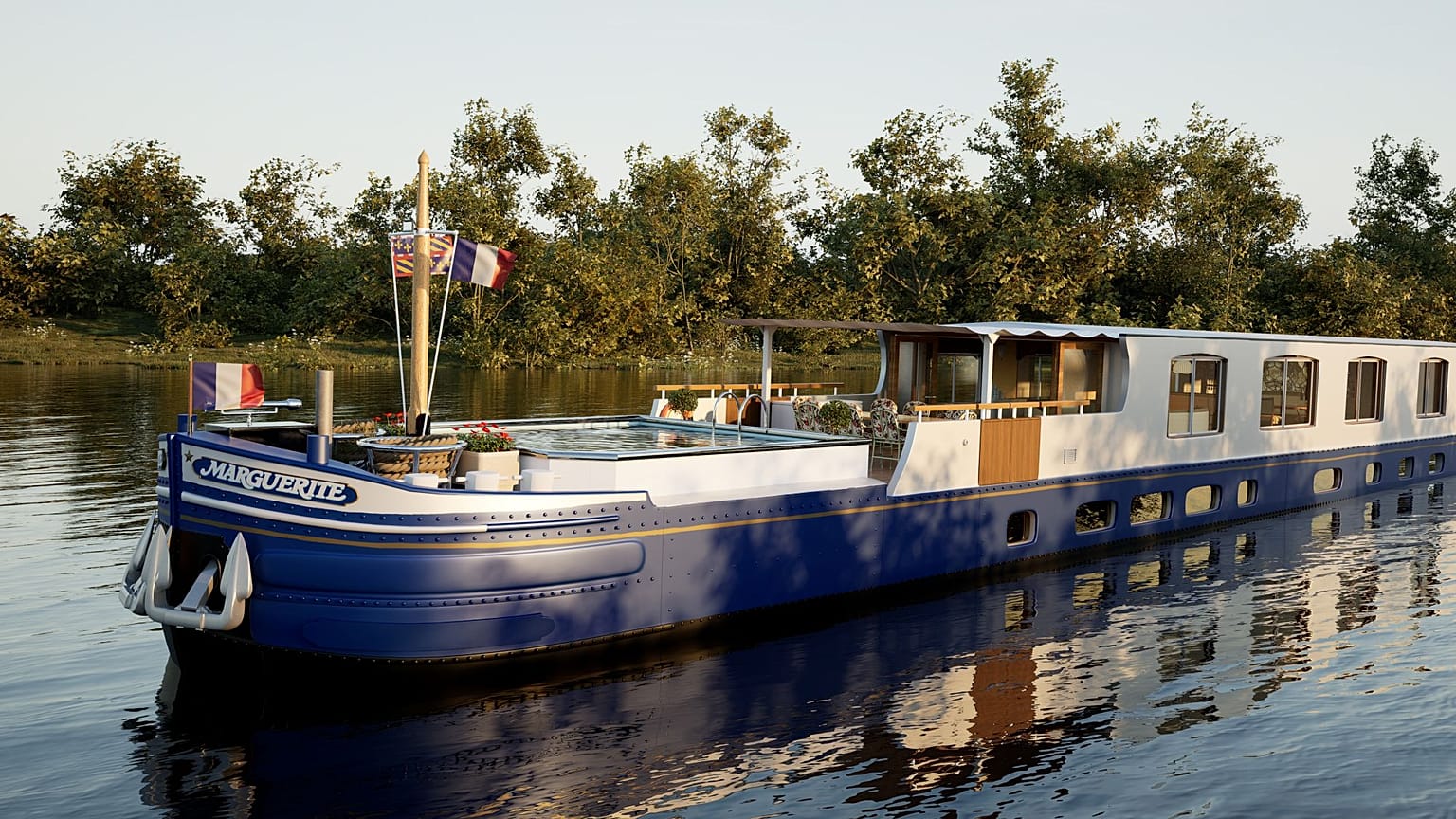 Marguerite, A Belmond Boat, Burgundy