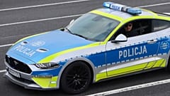 Der beschlagnahmte Mustang gehört jetzt der polnischen Polizei.