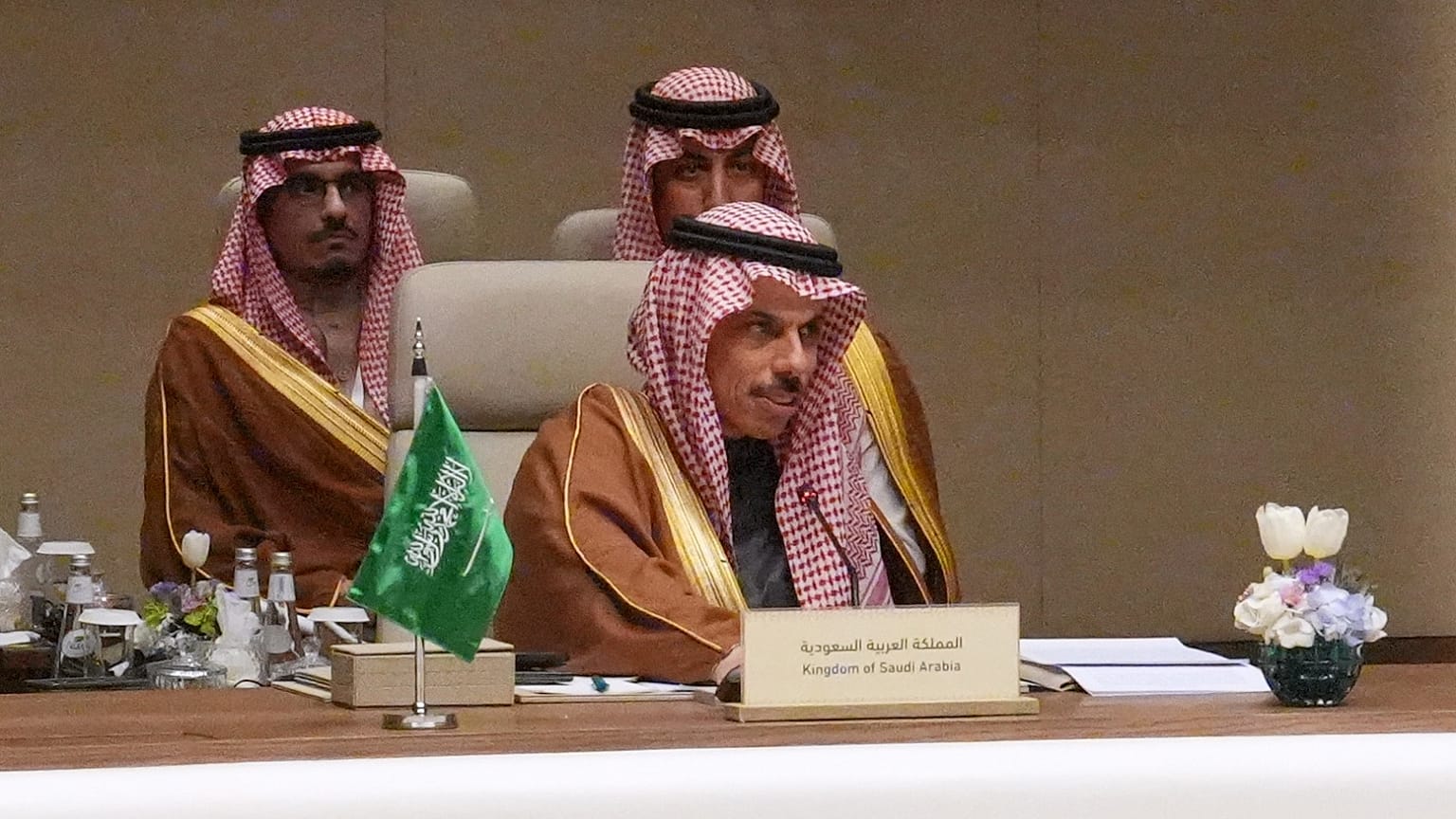 وزير الخارجية السعودي الأمير فيصل بن فرحان آل سعود 