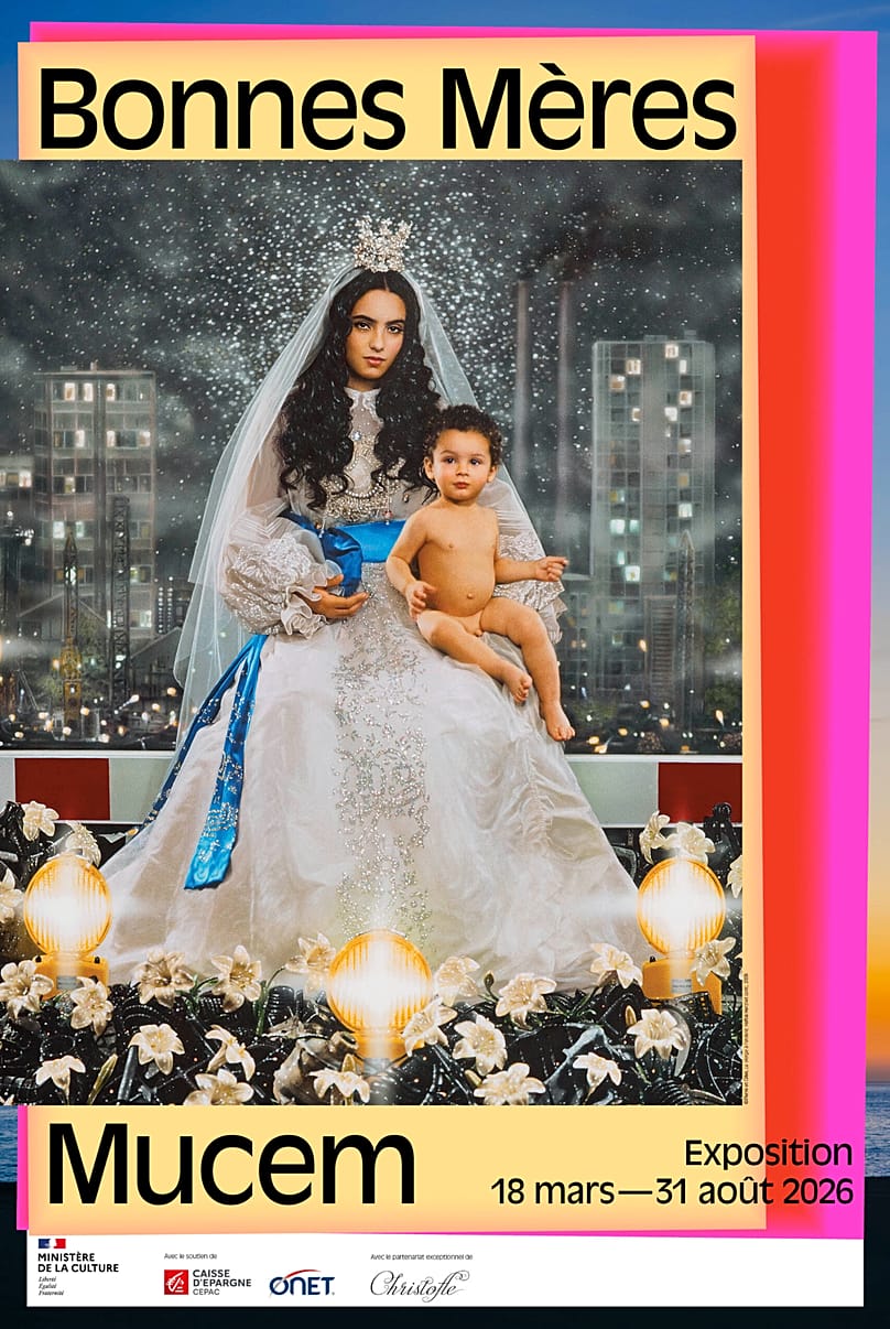 Affiche de l''exposition "Bonnes mères", au MUCEM
