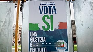 Campagna per il sì al referendum sulla giustizia in Italia