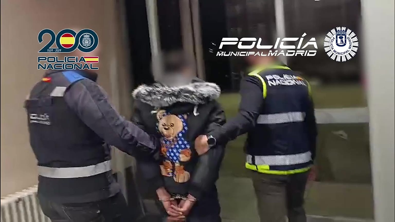 La Policía española detiene en Madrid al sospechoso de dos asesinatos en Honduras.