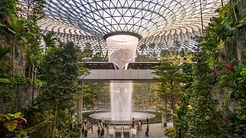 Jewel Rain Vortex at Singapore Changi Airport