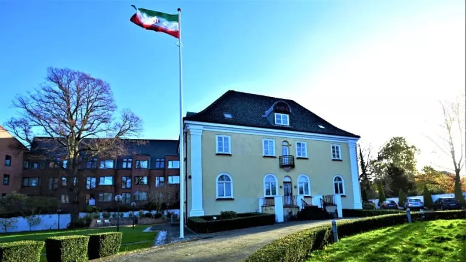 Embassy of the Islamic Republic of Iran in Copenhagen, Denmark. 