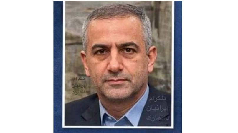 تصویر منسوب به علیرضا صحبتی، کارمند سفارت ایران در دانمارک