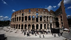 Le Colisée à Rome, Italie.