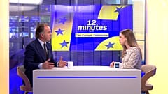 Bartjan Wegter, EU-Koordinator für die Terrorismusbekämpfung im Euronews-Studio, 23. März 2026