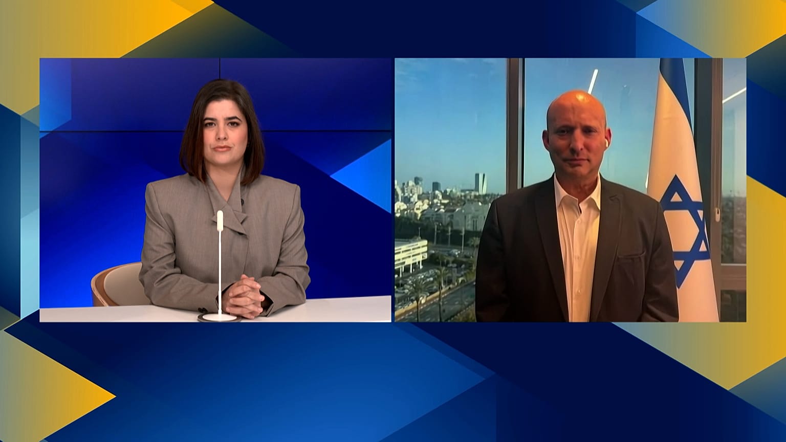 Maria Tadeo, Euronews & Naftali Bennett, Former Israeli Prime Minister