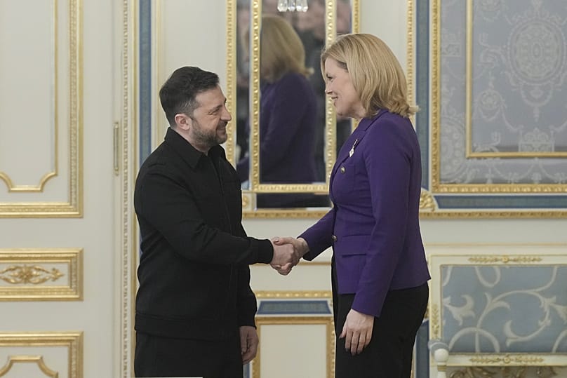 Bundestagspräsidentin Julia Klöckner trifft Präsident Wolodymyr Selenskyj in Kyjiw