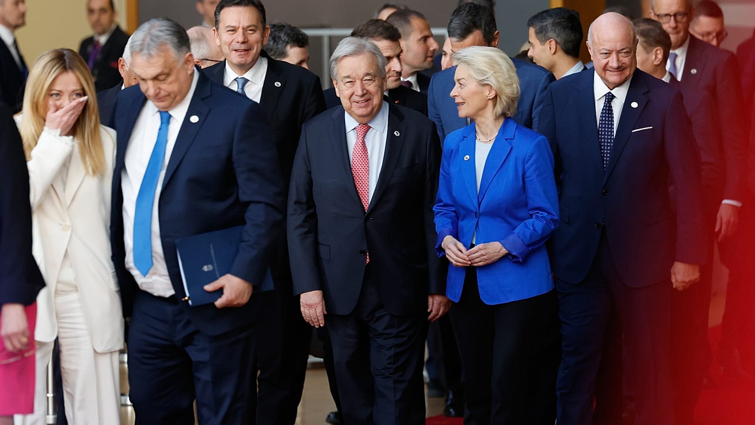 EU leaders gather for a photo during European Council summit