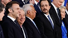 Ο Νίκος Χριστοδουλίδης ανάμεσα στους άλλους ηγέτες της ΕΕ