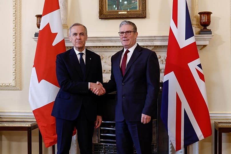 Tanto o Reino Unido como o Canadá são membros da NATO (Londres, 16 de março de 2026)