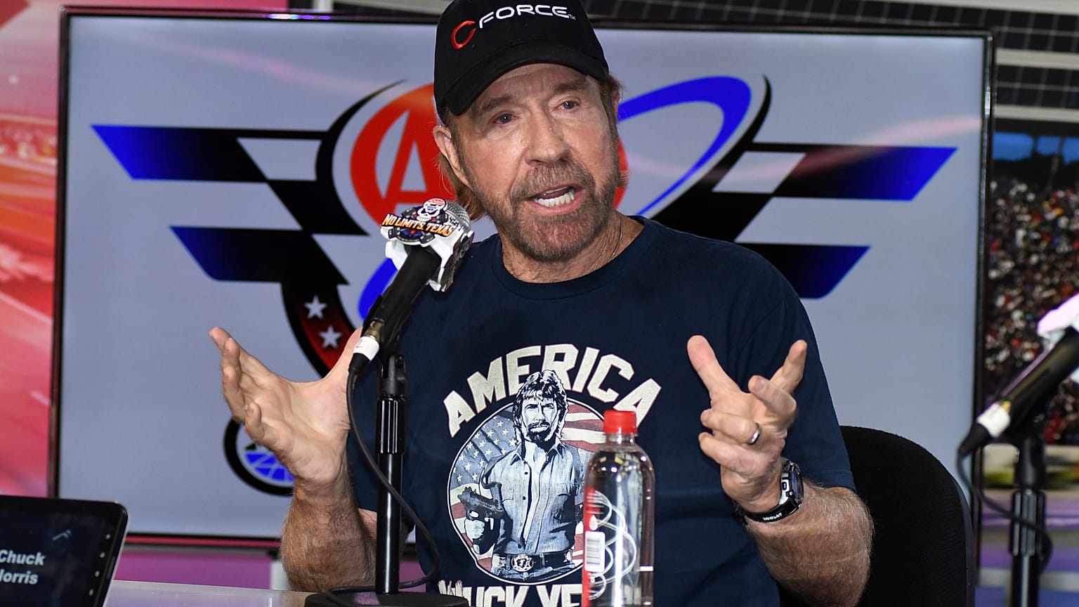 Chuck Norris à Forth Worth au Texas en 2016. 
