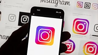  The Instagram logo is seen on a cell phone in Boston, USA, Oct. 14, 2022.